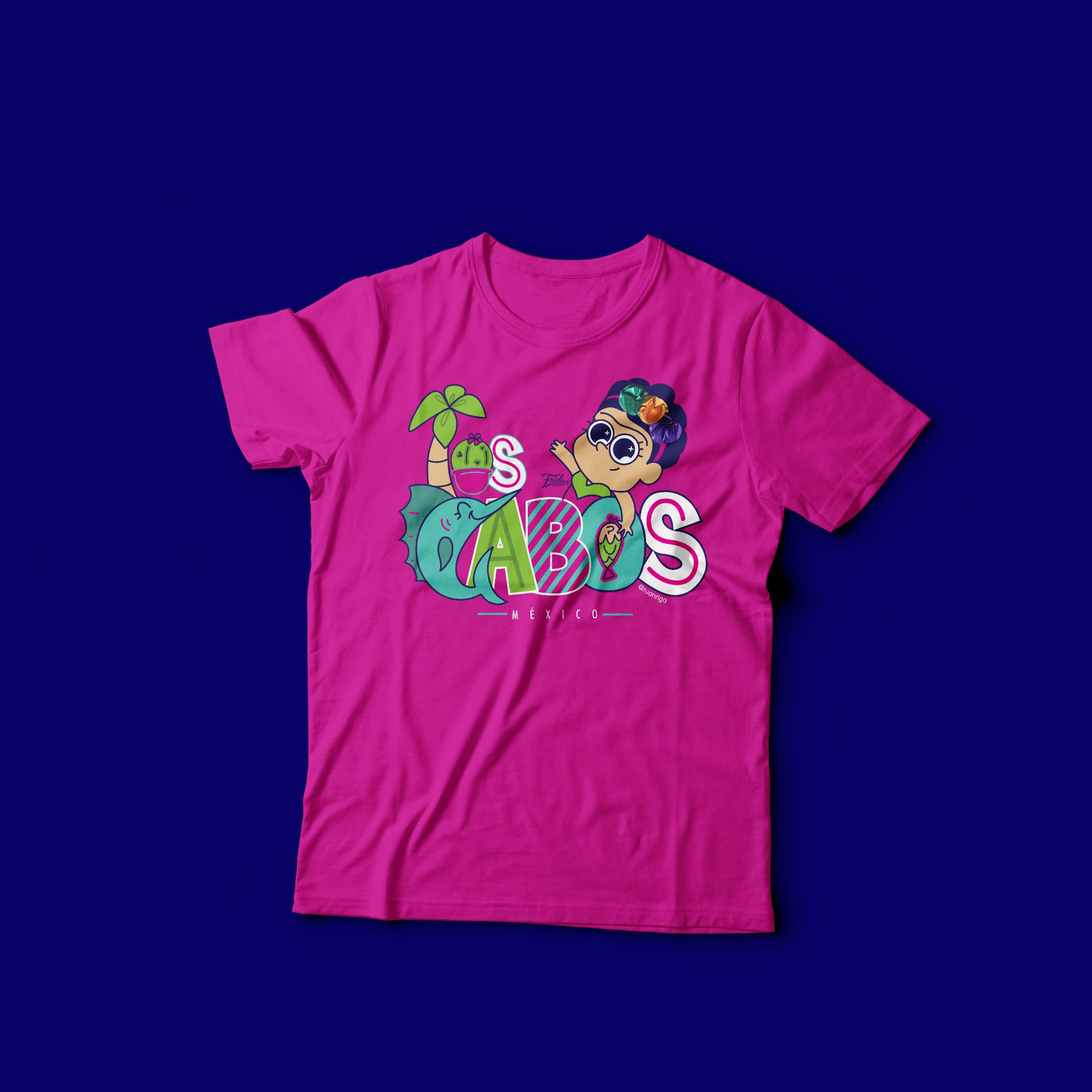 Estampado con aplicación de tela para playera