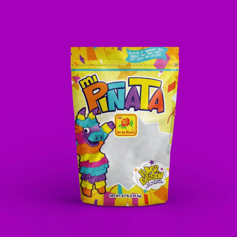 Diseño de Empaque - Mockup de Mi Piñata: Dulces Surtidos para Fiestas