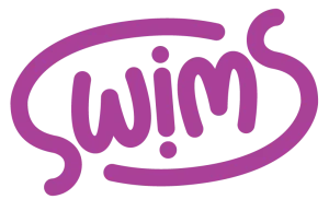 Identidad de Marca - Logotipo 'Swims' en Color Morado