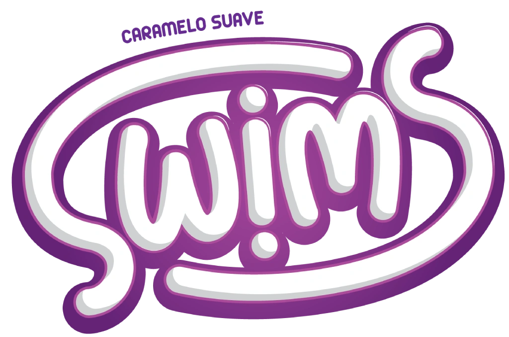 Identidad de Marca - Logotipo 'Swims' en Color Morado