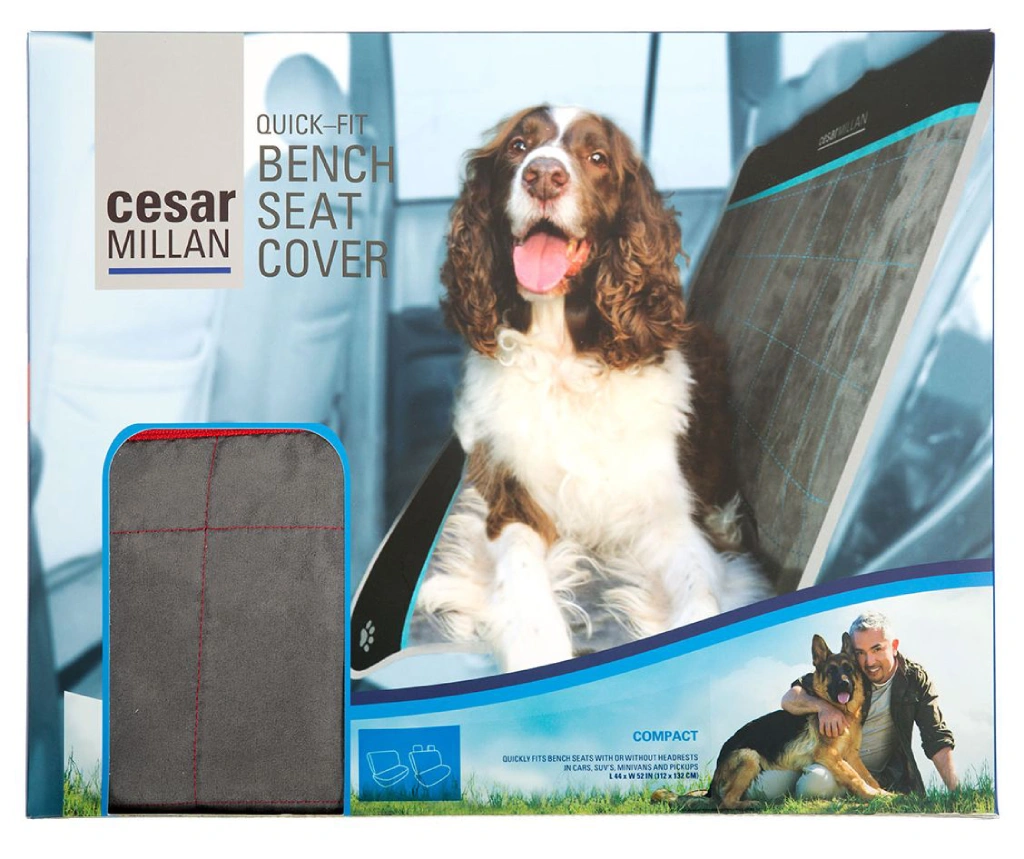 Funda para Asiento de Carro para Perro - Marca Cesar Millan en Azul